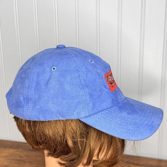 Swisher Sweets Strata Mfg Faux Micro Suede Mfg Hat Cap Blue Embroidered RARE - Picture 3 of 12